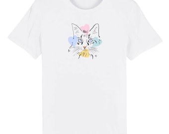 CatLoves tshirt, cat, love, hearts, unisex