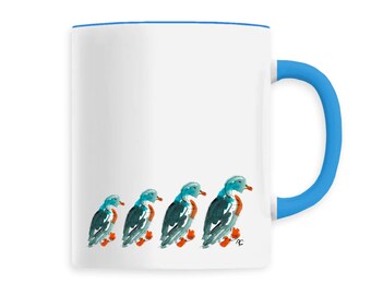 Mug Ducks, DuckFamily, family cup ducks, ducks, duck, cup