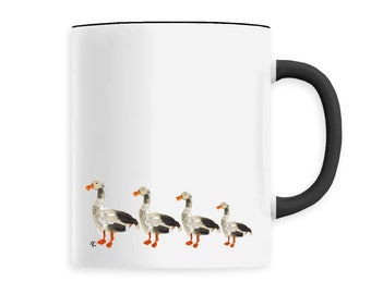 Mug Geese, GooseFamily, family geese, ceramic, cup