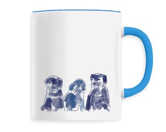 Blue cane corso mug, dog, dog mug, Corsican dog, puppy mug