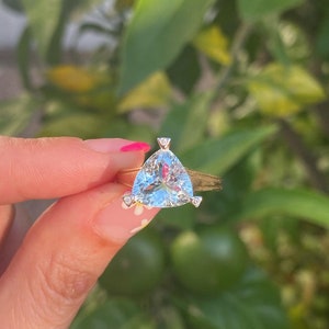 Natural Aquamarine Halo Ring, Oval Cut Aquamarine Halo Cluster Ring, March Birthstone Ring, Anniversary Gift, Birthday Gift, Ring For Her
