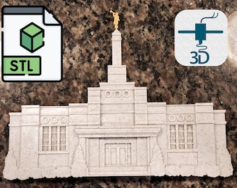 Columbia, South Carolina Temple STL for 3D Printer