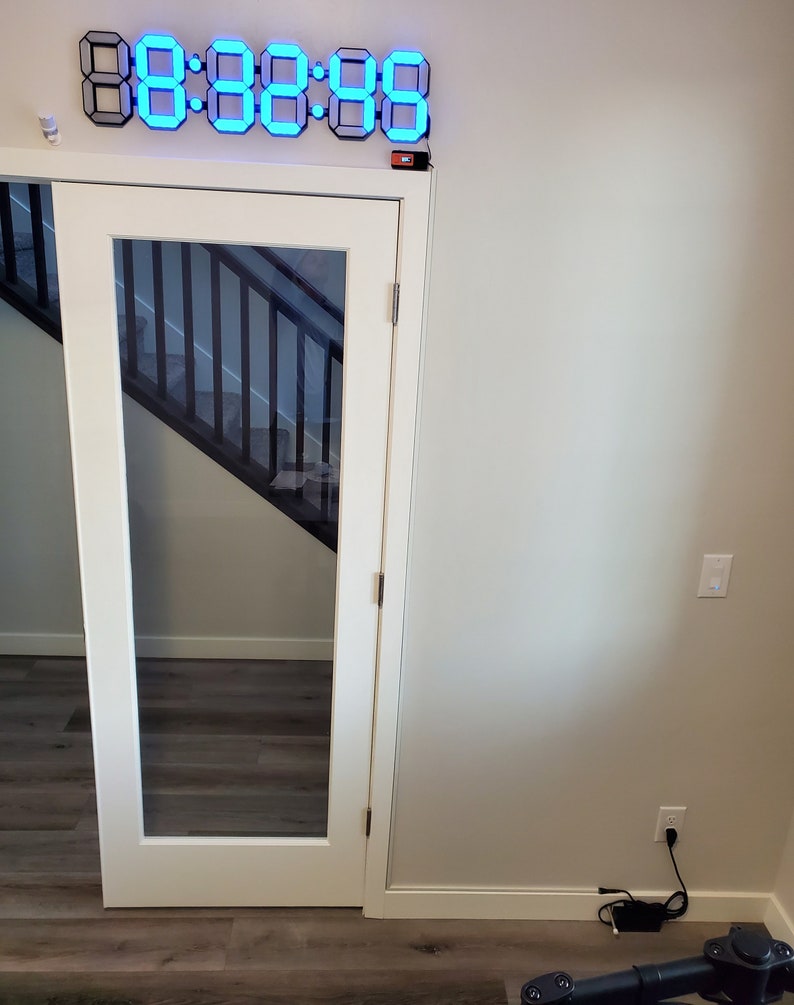 3D Printed Wall Clock Design - 30" by 7" - Arduino or ESP32 Project ...