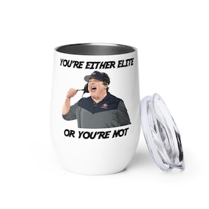 Georgia Bulldogs- Kirby Smart Wine tumbler