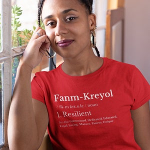 Fanm Kreyol Shirt - Women's Haitian T-Shirt - Haitian Clothing - Haitian Pride - Women's Clothing -  Women's Shirt - Haiti - Ayiti