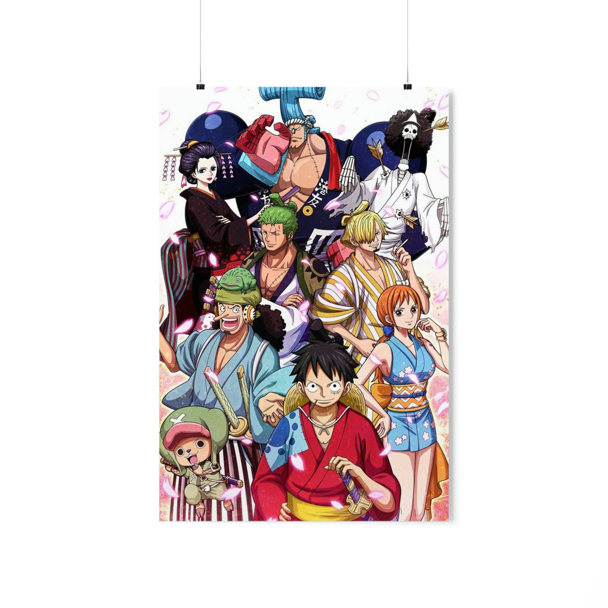 One Piece Poster, Straw Hat Crew, Wano Poster/ Wall Art Etsy