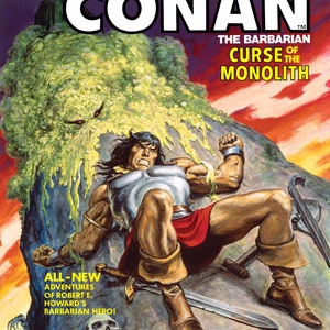 Het wilde zwaard van Conan digitale PDF-strips Klassieke serie uit 1974 Vintage avonturenstrips Legendarische helden-e-boeken Verzamelbare strips afbeelding 3