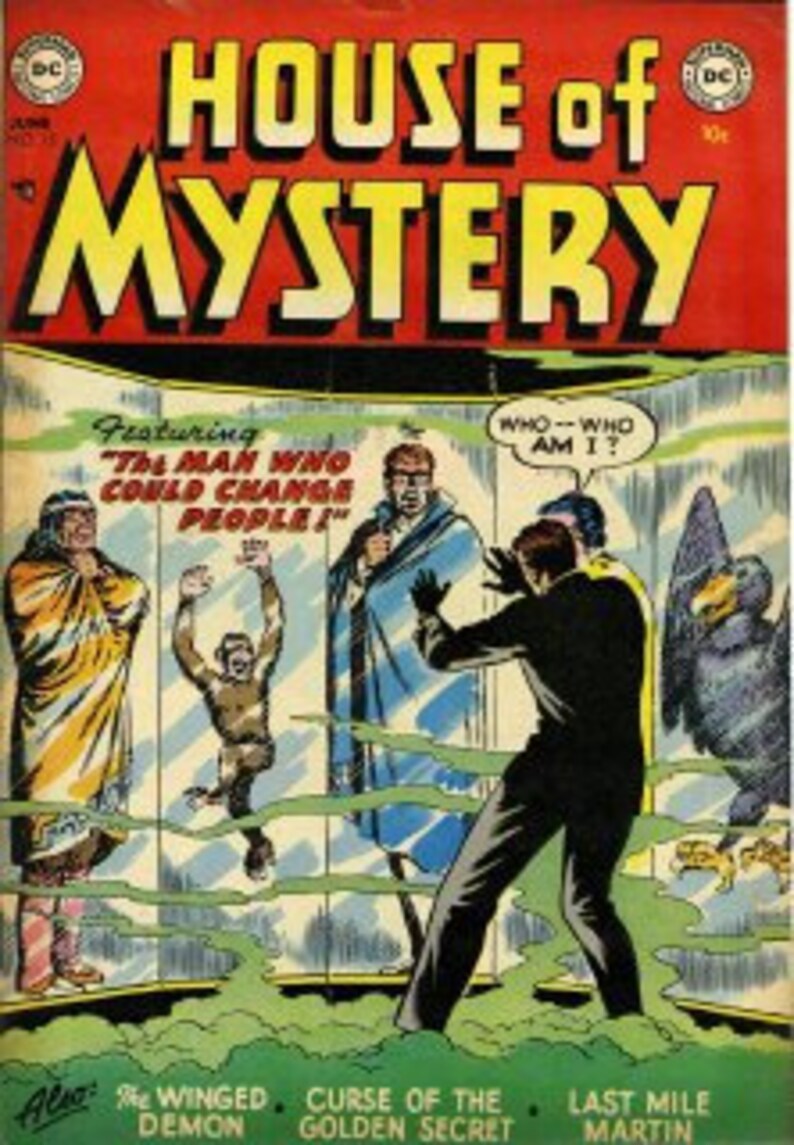 House of Mystery Digital Comic Collection Classic Horror Comic Vintage Comic Series Supernatural Comic Eerie Story Collection image 8