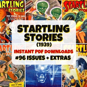Startling Stories | Digital Comic Collection | Classic Sci-Fi Series | Vintage Pulp Fiction | Unique Fantasy Tales | PDF Sci-Fi Gift