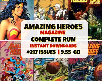 Amazing Heroes Collection | Digital Magazine Archive | Superhero Chronicles | Classic Comics Reviews | Vintage Pop Culture | Instant Access