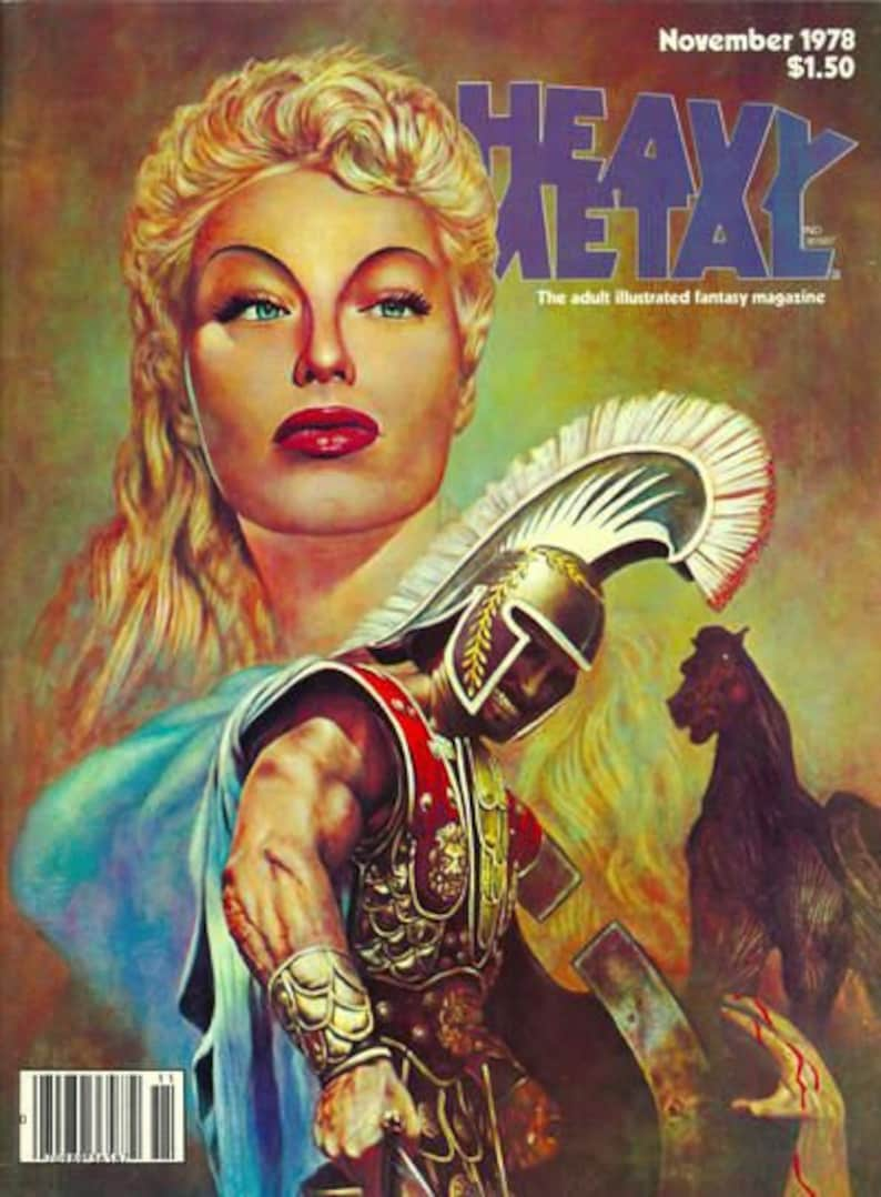 Heavy Metal Magazin Digitaler PDF Download Kultige Comics Sci-Fi & Fantasy Kunst Kult-Klassiker Fragen Tolle Kollektion Seltene Fiktion Bild 9