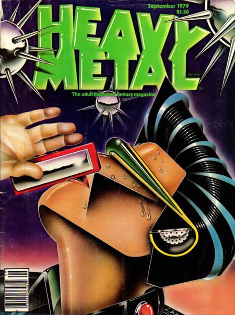 Heavy Metal Magazin Digitaler PDF Download Kultige Comics Sci-Fi & Fantasy Kunst Kult-Klassiker Fragen Tolle Kollektion Seltene Fiktion Bild 2