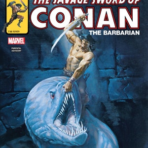Het wilde zwaard van Conan digitale PDF-strips Klassieke serie uit 1974 Vintage avonturenstrips Legendarische helden-e-boeken Verzamelbare strips afbeelding 7