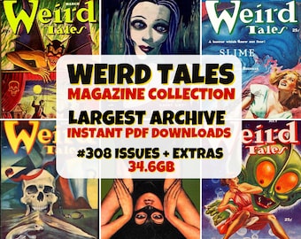 Weird Tales | Largest Digital Comic Collection | Vintage Horror Comic | Classic Pulp Fiction | Supernatural Series | Spooky Story Collection