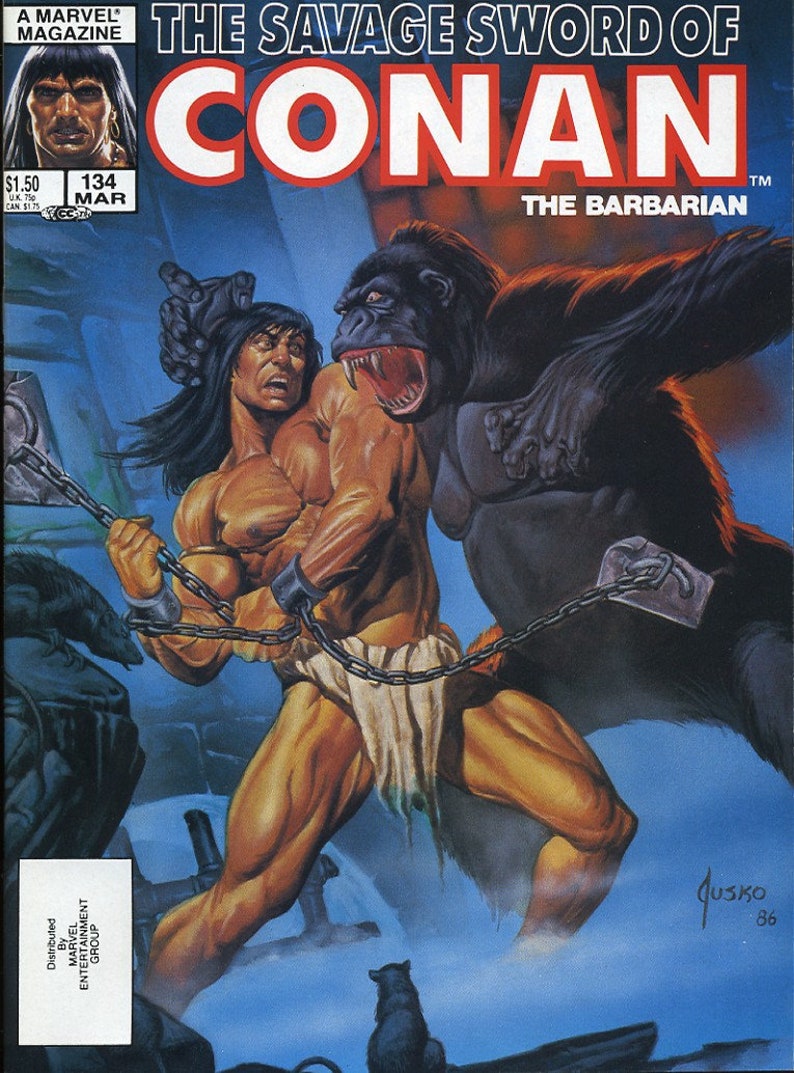 The Savage Sword of Conan Digital PDF Comics 1974 Classic Series Vintage Adventure Comics Legendary Hero E-books Collectible Comics image 10