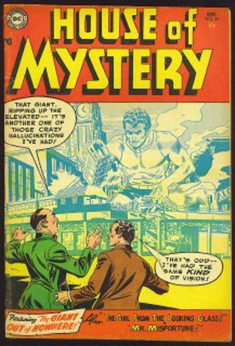 House of Mystery Digital Comic Collection Classic Horror Comic Vintage Comic Series Supernatural Comic Eerie Story Collection image 3