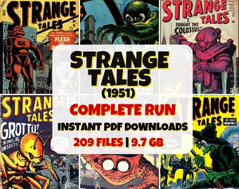 Strange Tales | Digital Comic Collection | Vintage Comic Series | Classic Supernatural Comics | Unique Sci-Fi Stories | Collector's Comics