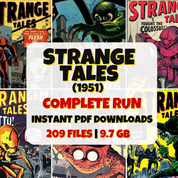 Strange Tales | Digital Comic Collection | Vintage Comic Series | Classic Supernatural Comics | Unique Sci-Fi Stories | Collector's Comics