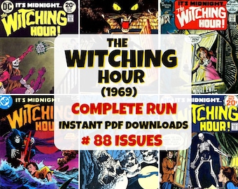 The Witching Hour | Digital Comic Collection | Classic Horror Series | Vintage Comic Books |  Vintage Horror Comics | Spooky Mystery Stories