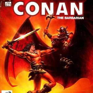 The Savage Sword of Conan Digital PDF Comics 1974 Classic Series Vintage Adventure Comics Legendary Hero E-books Collectible Comics image 5