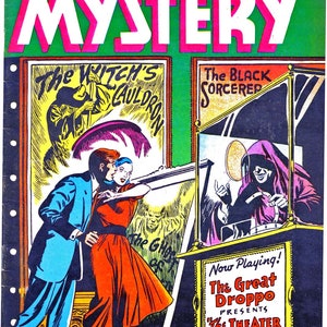 House of Mystery Digital Comic Collection Classic Horror Comic Vintage Comic Series Supernatural Comic Eerie Story Collection image 5