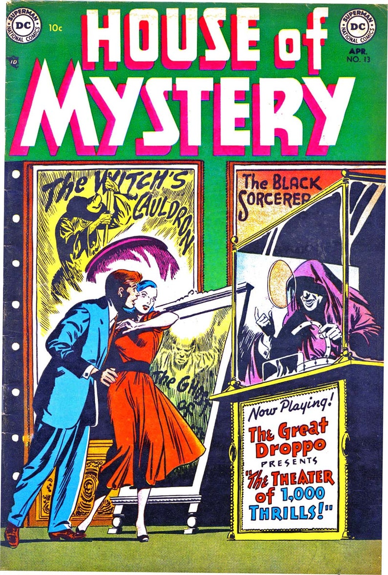 House of Mystery Digital Comic Collection Classic Horror Comic Vintage Comic Series Supernatural Comic Eerie Story Collection image 5
