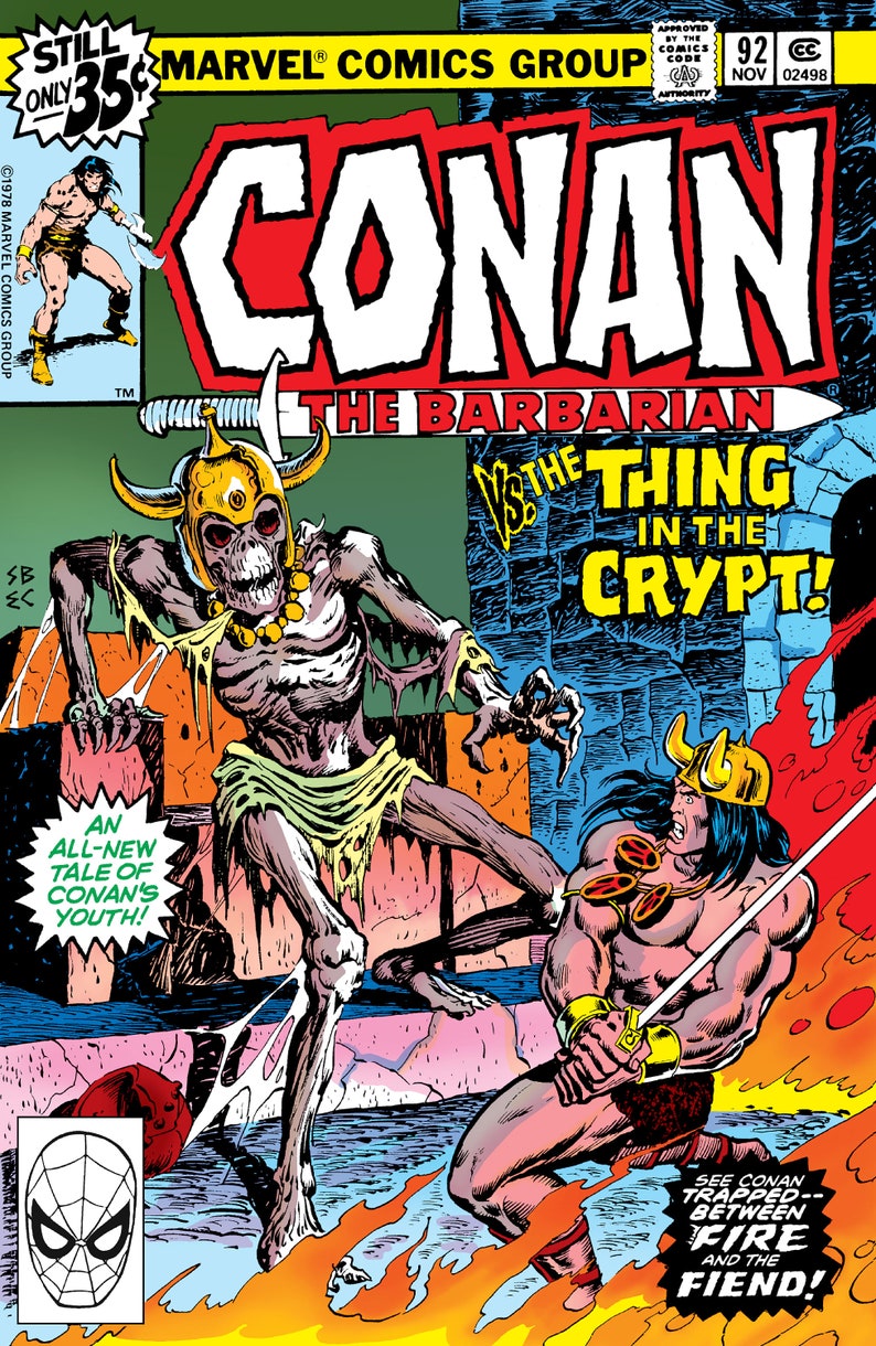 Conan the Barbarian Comics Digital PDF Collection Classic 1970 Series Vintage Comic Book Collectible E-book Legendary Hero Archive image 7