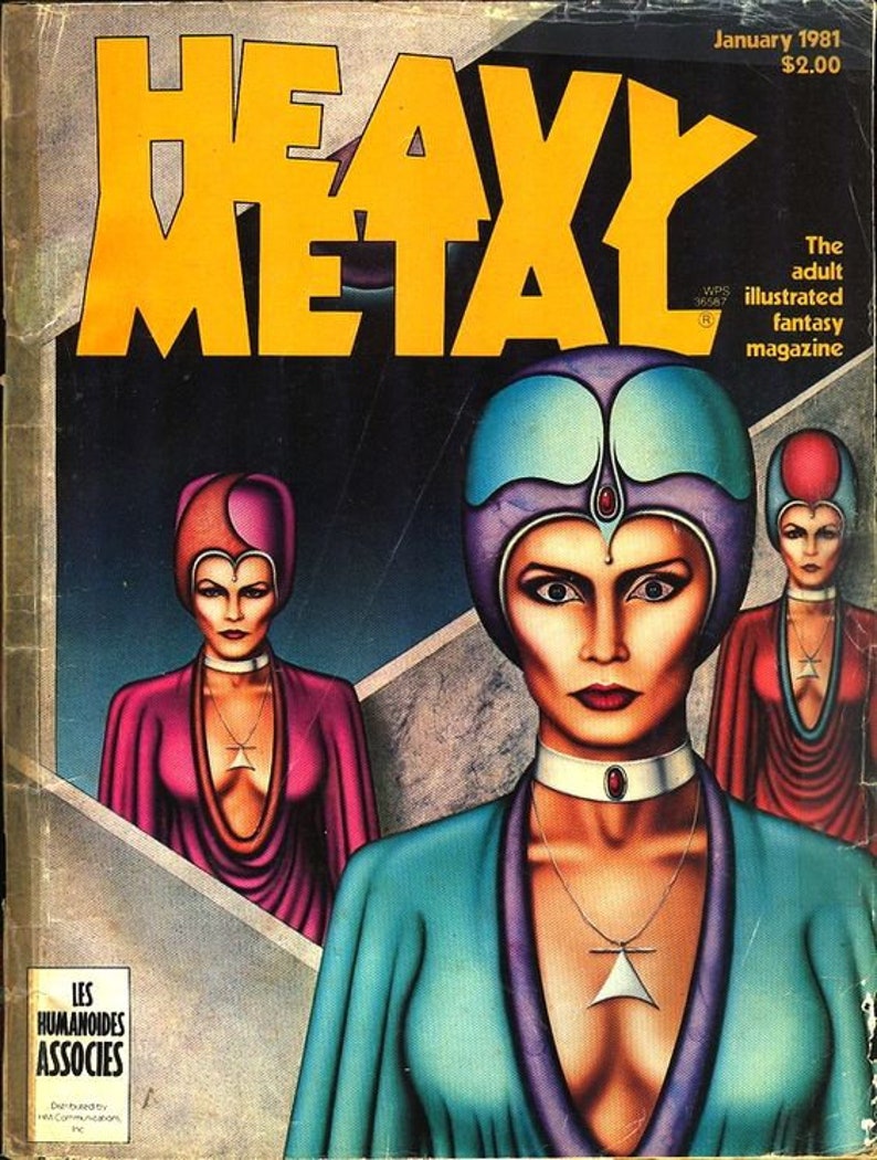 Heavy Metal Magazin Digitaler PDF Download Kultige Comics Sci-Fi & Fantasy Kunst Kult-Klassiker Fragen Tolle Kollektion Seltene Fiktion Bild 4