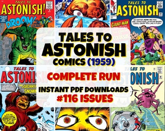 Tales to Astonish | Digital Comic Collection | Classic Superhero Series | Iconic Comic Book | Collector's Edition | Vintage Comic Collection