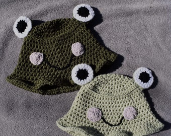 Crocheted Frog Hat