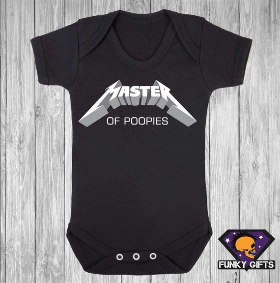 Master Of Poopies Baby Vest, Rompersuit, Bib or Hat