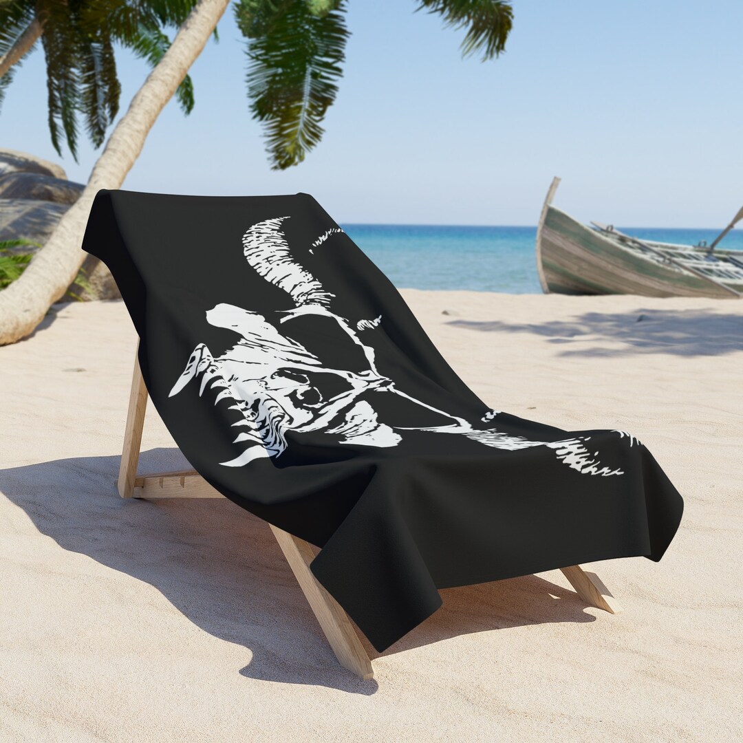 Danzig Skull Beach Towel Etsy