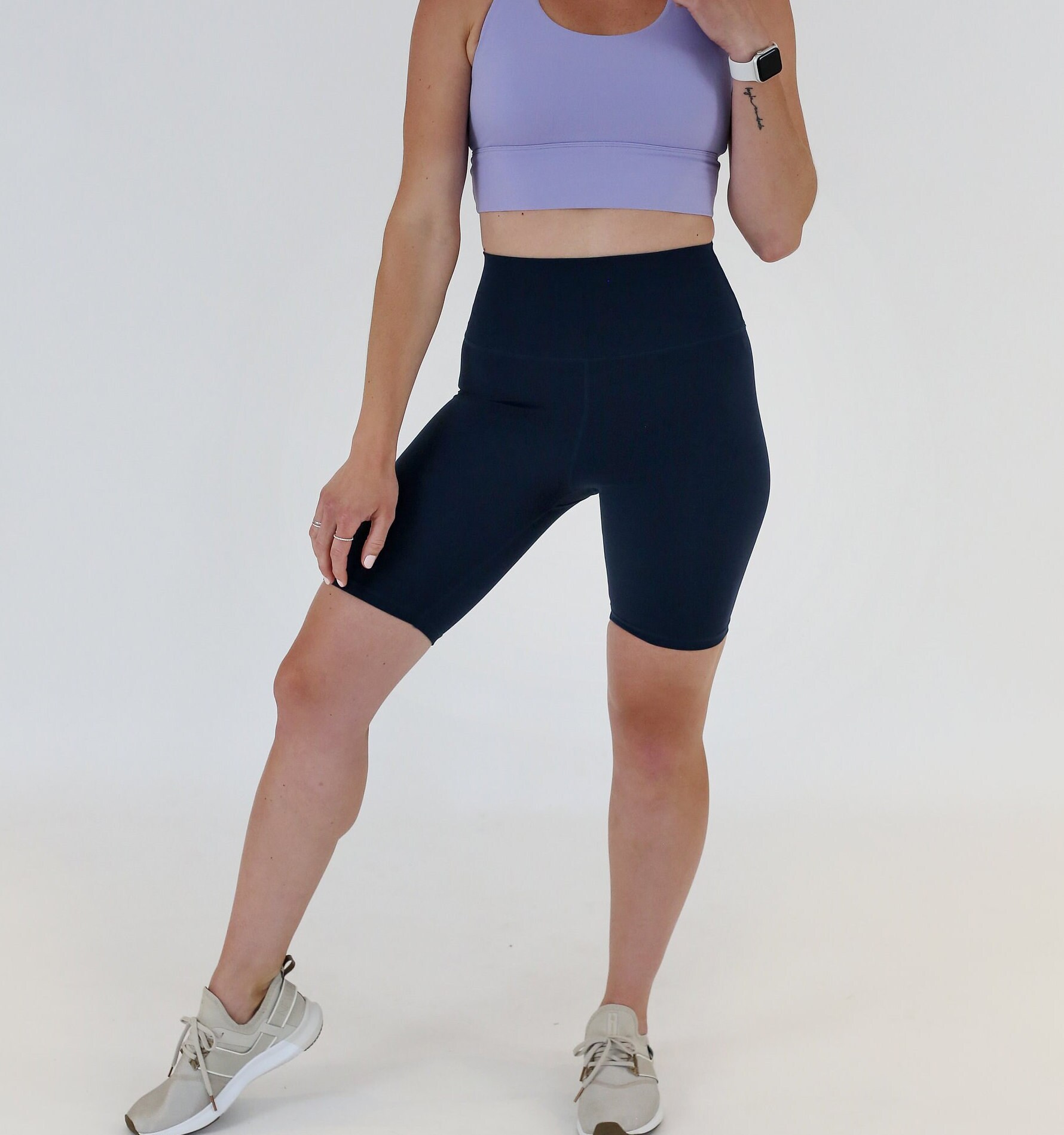 Navy blue spandex shorts cheap