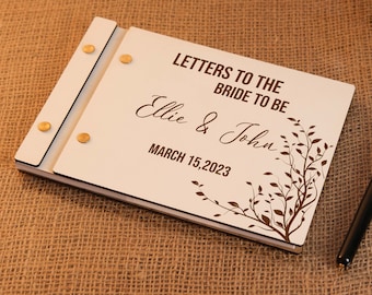 Letters to the Bride, Book Bridal Shower Gift from Bridal Party to Bride, Keepsake Wedding Gift, Advice for the Bride to be