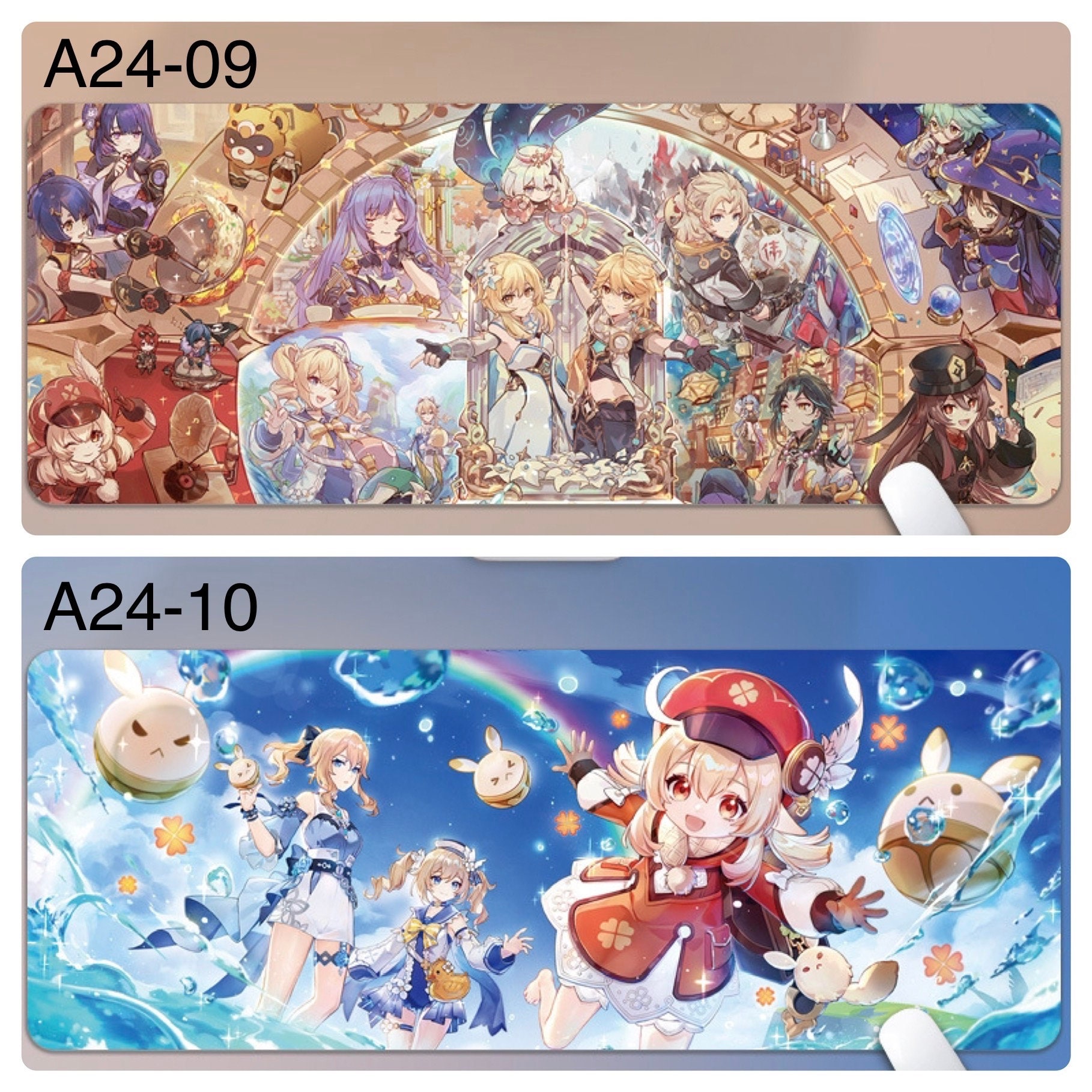 Large Mouse Pad Anime Genshin Impact Gaming Mouse Pad Extended Etsy