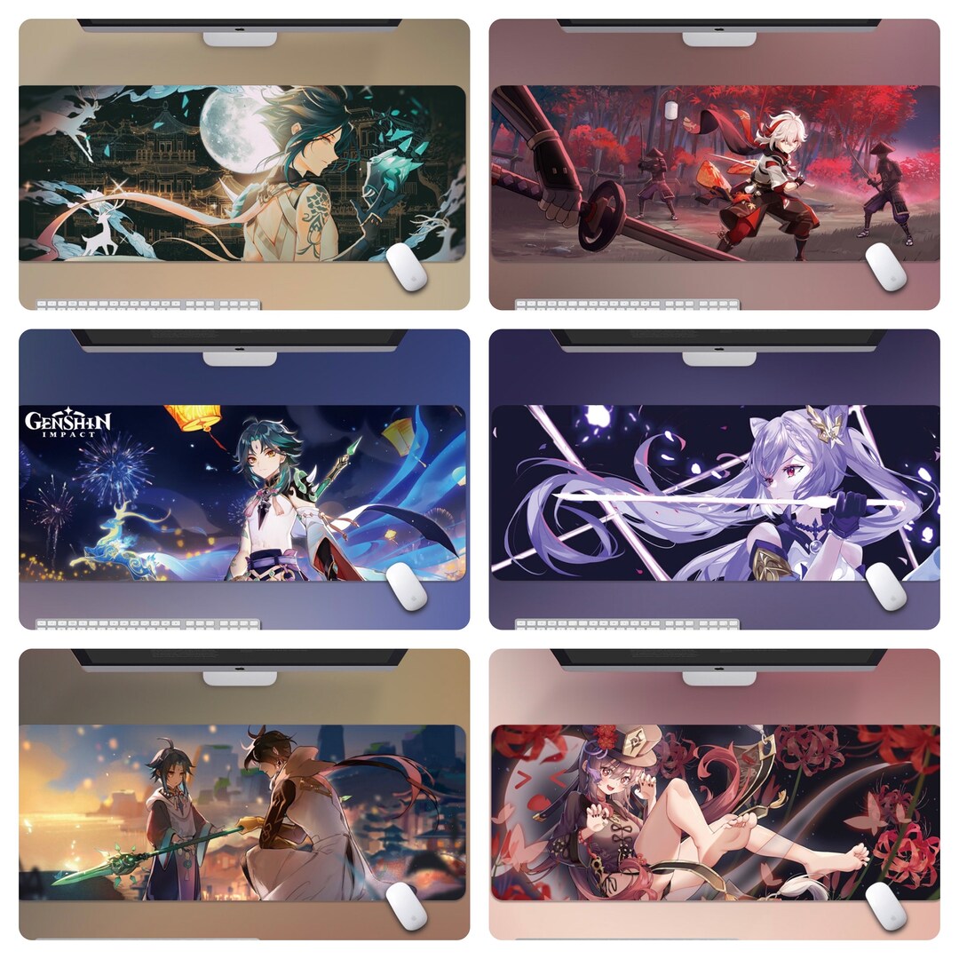 Large Mouse Pad Anime Genshin Impact Gaming Mouse Pad Extended Pad,desk Mat,mouse Pad