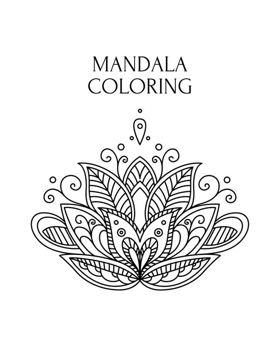 Mandala Coloring Book-coloring Book for Stress Relief Coloring Book for  Adults Relaxation Coloring book for Teens 