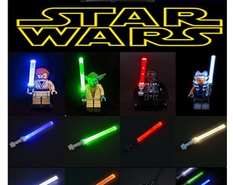 LED light lightsaber Lego star wars