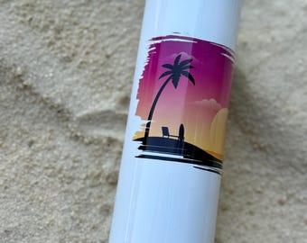 Kubek plażowy, kubek na plażę, wycieczka na plażę, wycieczka na plażę dla dziewcząt, spersonalizowany kubek plażowy