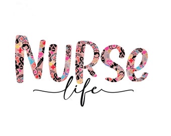 Nurse life png| Nurse design | Nurse life sublimation png | nurse png file | Nurse | nurse life