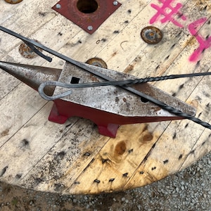 Hand Forged 34 inch Steel Fire Poker with Personalization / Custom Blacksmith Product / Gift / Perfect  for Groomsmen / FREE SHIPPING