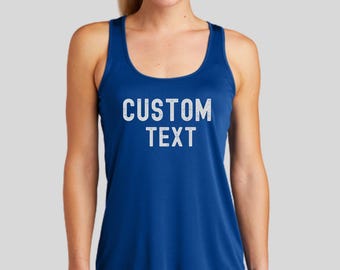 Camiseta de tirantes deportiva personalizada, camiseta de tirantes para entrenamiento en grupo