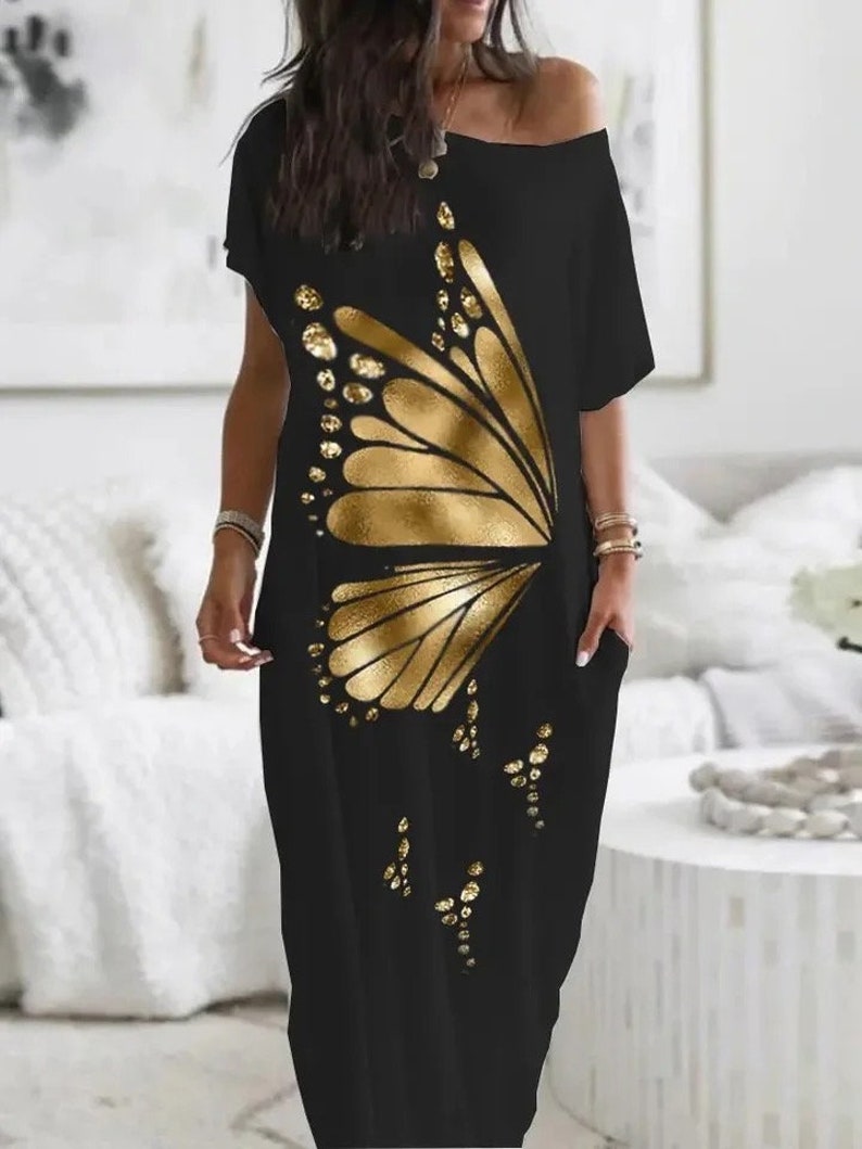 Summer Maxi Dress Festival Dress Kaftan Hippie Bohemian Etsy