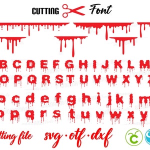 Blood Dripping Bundle, Blood Dripping Font, Drop Dripping Letters Svg, Blood Dripping Svg, Drips drops, Blood Splash svg, Blood letters svg