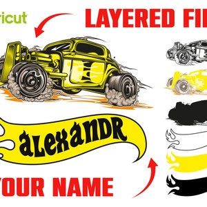 Baby Personalized Shirt Diy Birthday Personalize logo Svg Cricut Hot Cars Svg Cricut Birthday Shirt Png Baby shirt DIY Car Svg Cricut svg