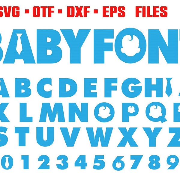 Baby Boy font Otf Baby Font SVG Cricut Baby svg Letters Boss Boy Baby Cricut Boss Boy Baby letters svg Boss Boy Baby shirt svg Boy Boss font