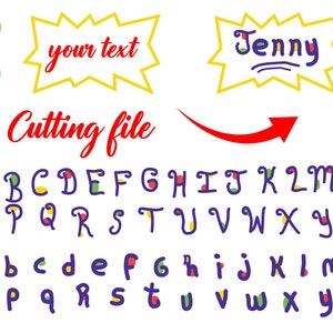 Baby font OTF, Baby letters SVG Cricut, Cartoon font svg, Baby Personalized Logo, SVG letters Cricut, Baby Shirt Diy Svg, Baby font Svg