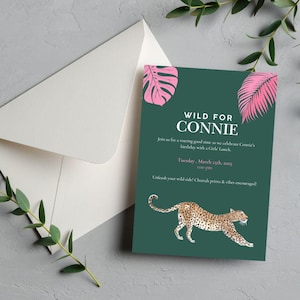 Wild About you Birthday Invitation