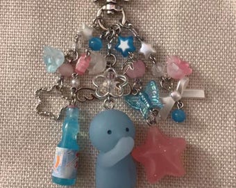 Benutzerdefinierte Mini Smiski Trinket Schlüsselbund