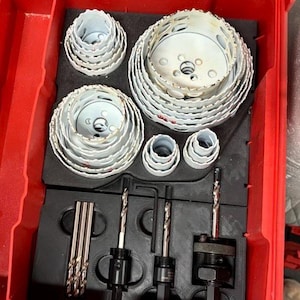 Milwaukee Packout 20 and 28 piece hole saw insert
